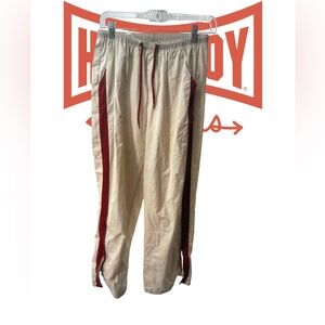 PacSun Cream and Red Athletic Pants